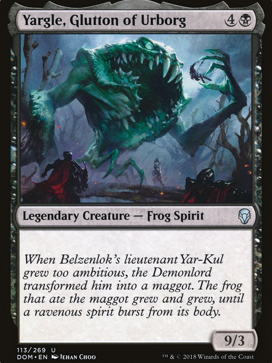 Yargle, Glutton of Urborg (Dominaria) 1