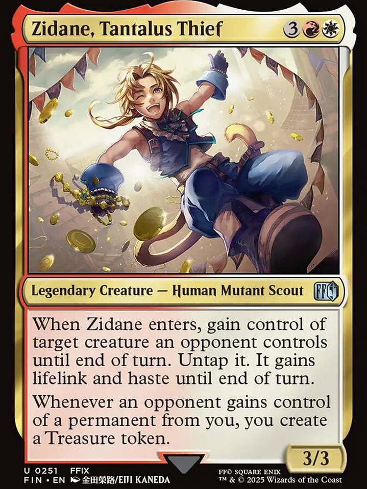 Zidane, Tantalus Thief (Final Fantasy) 1