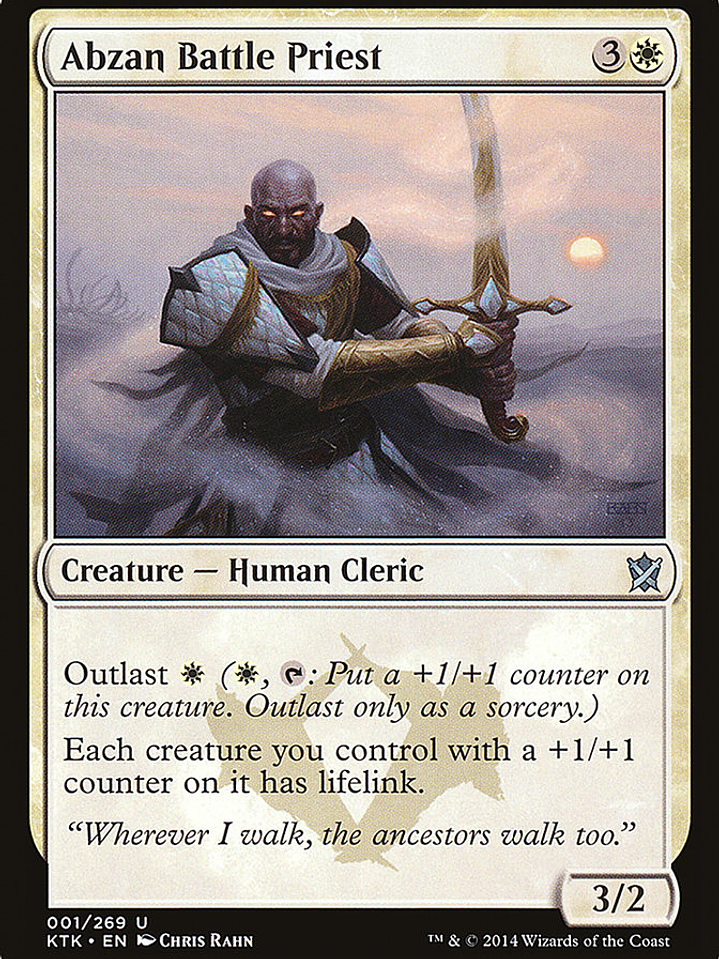 Abzan Battle Priest (Khans of Tarkir) 1