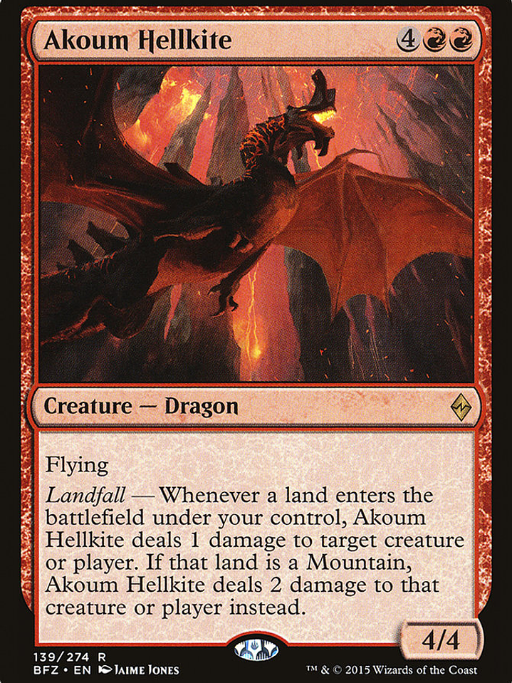 Akoum Hellkite (Battle for Zendikar) 1