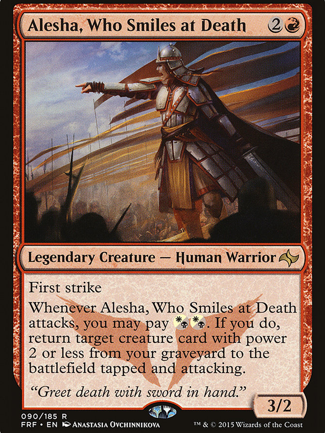 Alesha, Who Smiles at Death (Fate Reforged) 1