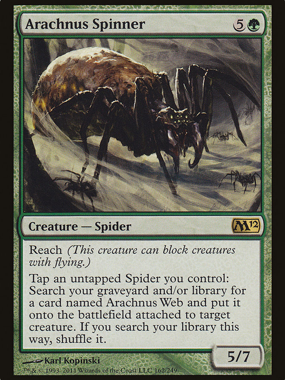 Arachnus Spinner (Magic 2012) 1