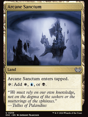 Arcane Sanctum (Duskmourn: House of Horror Commander)