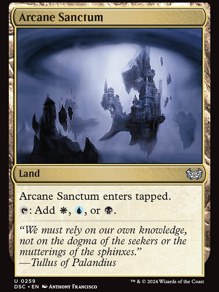 Arcane Sanctum (Duskmourn: House of Horror Commander) 1