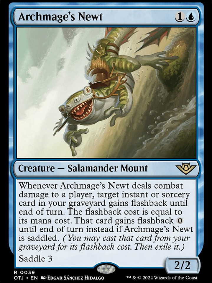 Archmage's Newt (Outlaws of Thunder Junction) 1