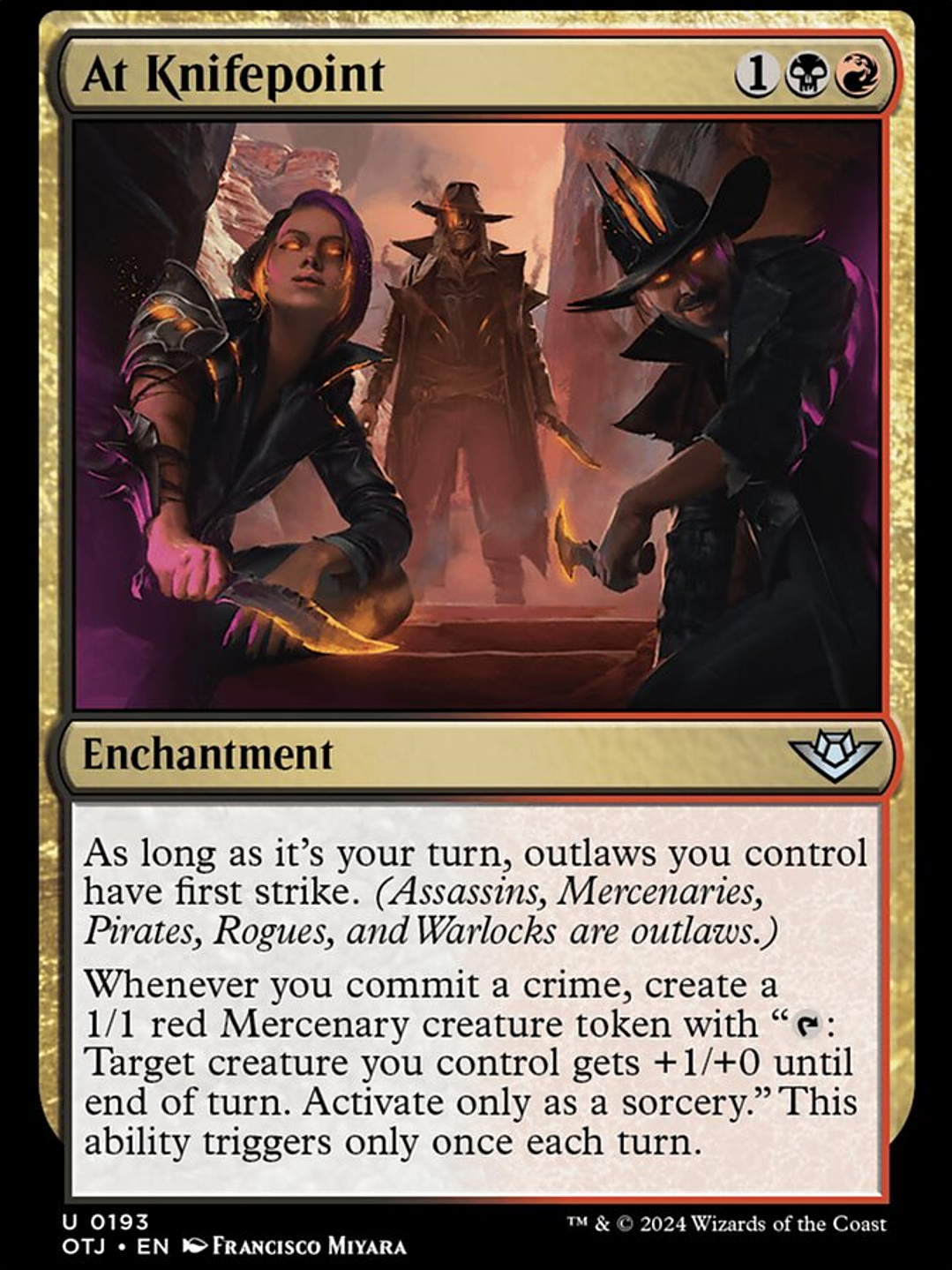 At Knifepoint (Outlaws of Thunder Junction) 1