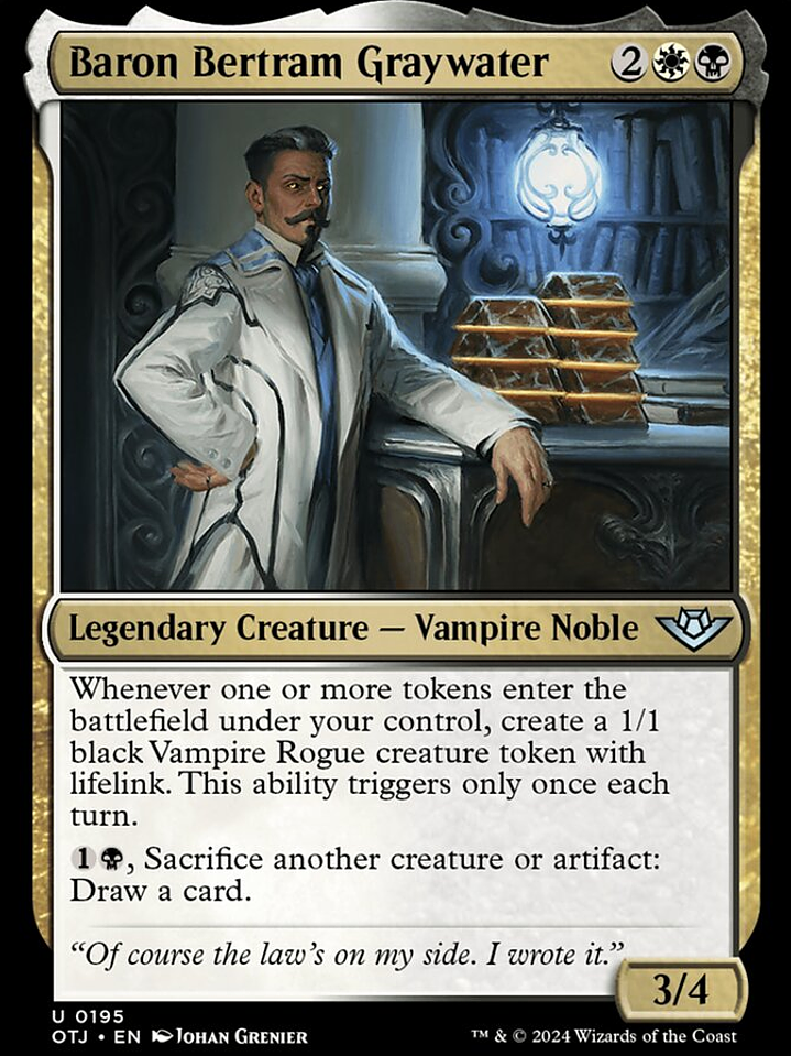 Baron Bertram Graywater (Outlaws of Thunder Junction) 1