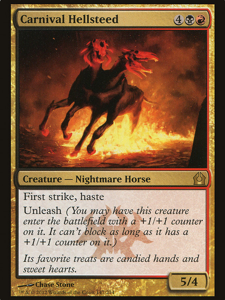 Carnival Hellsteed (Return to Ravnica) 1