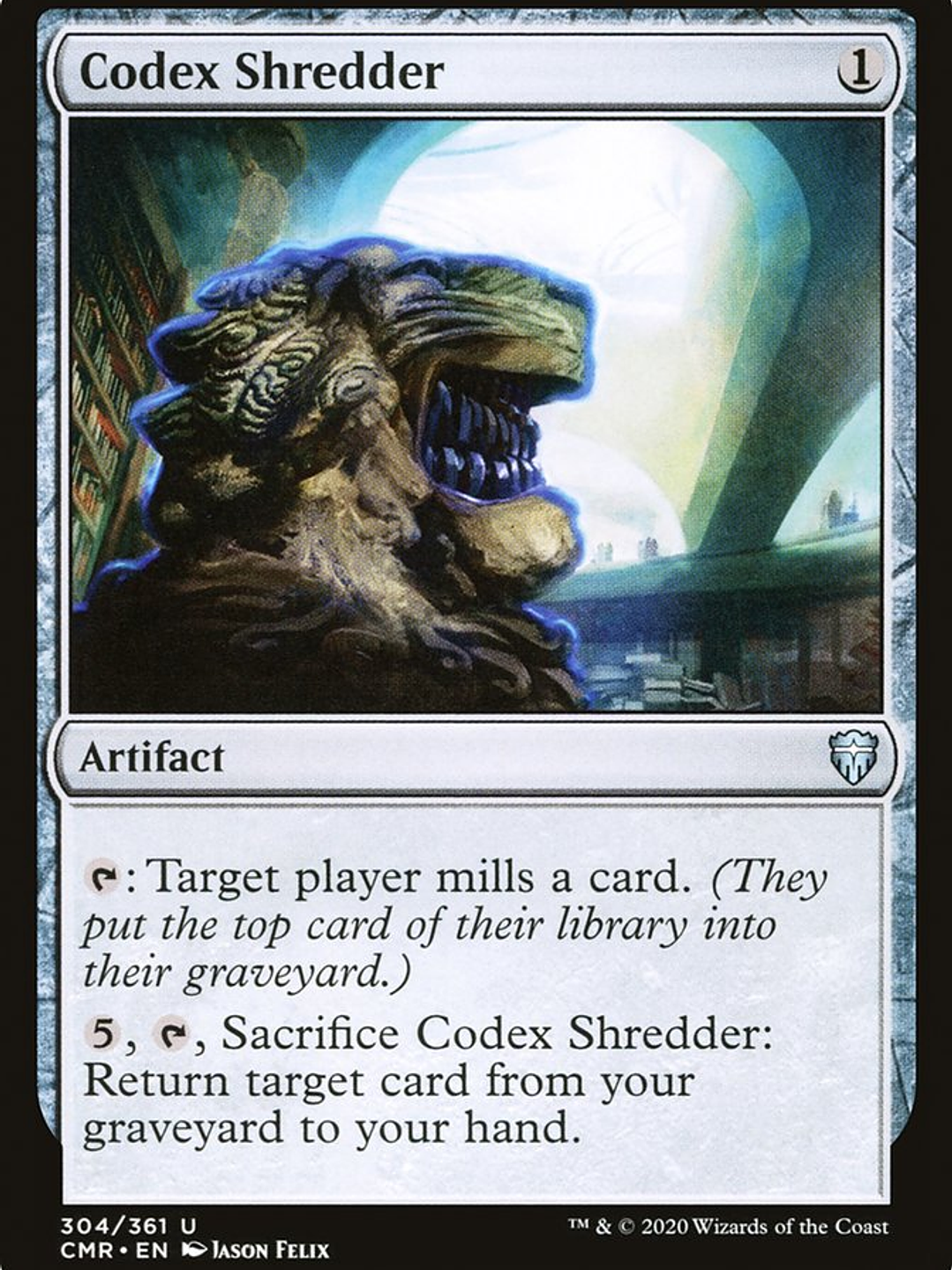 Codex Shredder (Commander Legends) 1