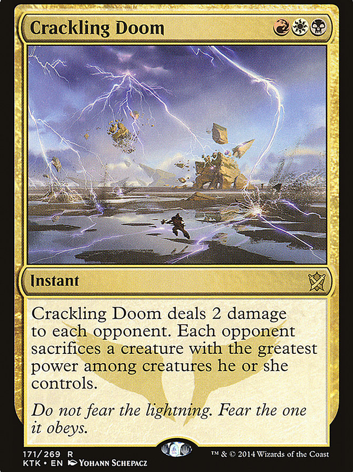 Crackling Doom (Khans of Tarkir) 1