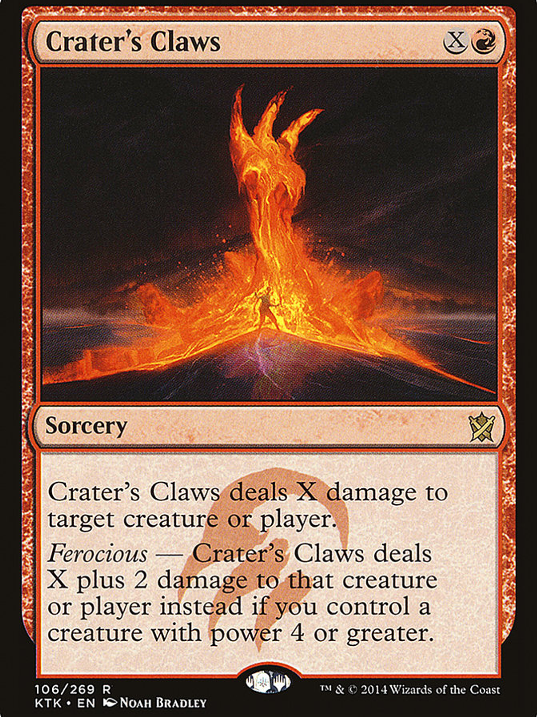 Crater's Claws (Khans of Tarkir) 1