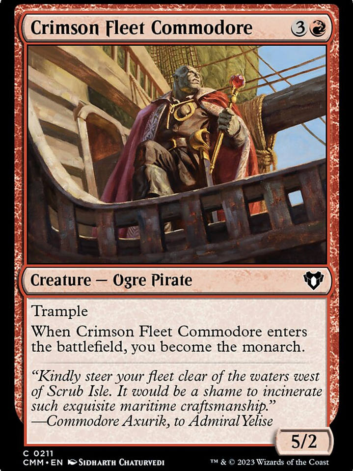 Crimson Fleet Commodore (Commander Masters) 1