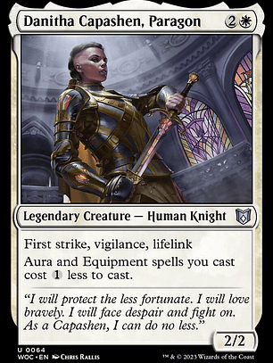 Danitha Capashen, Paragon (Wilds of Eldraine Commander)