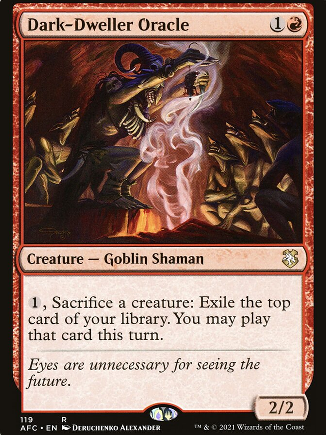 Dark-Dweller Oracle (Forgotten Realms Commander) 1