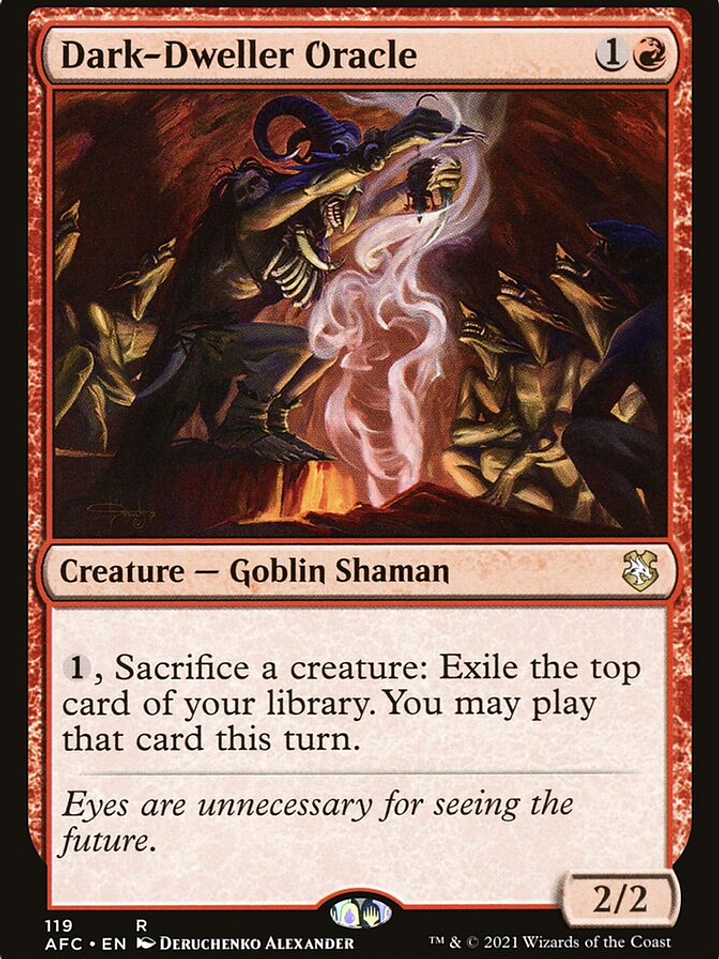 Dark-Dweller Oracle (Forgotten Realms Commander) 1