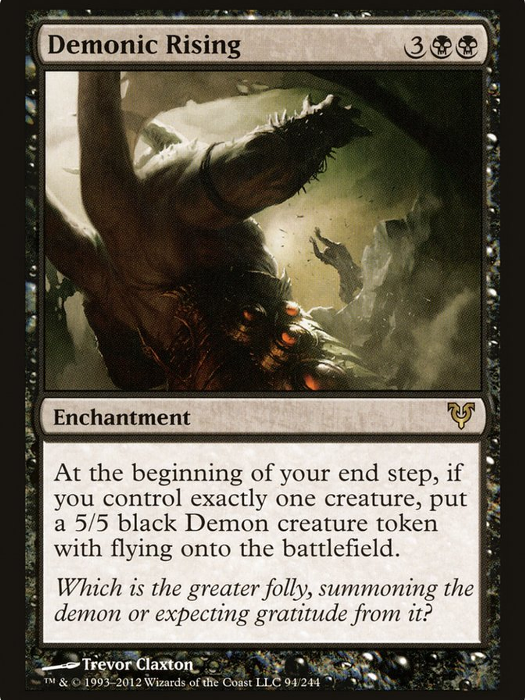 Demonic Rising (Avacyn Restored) 1