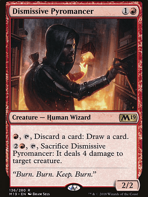 Dismissive Pyromancer (Core Set 2019)