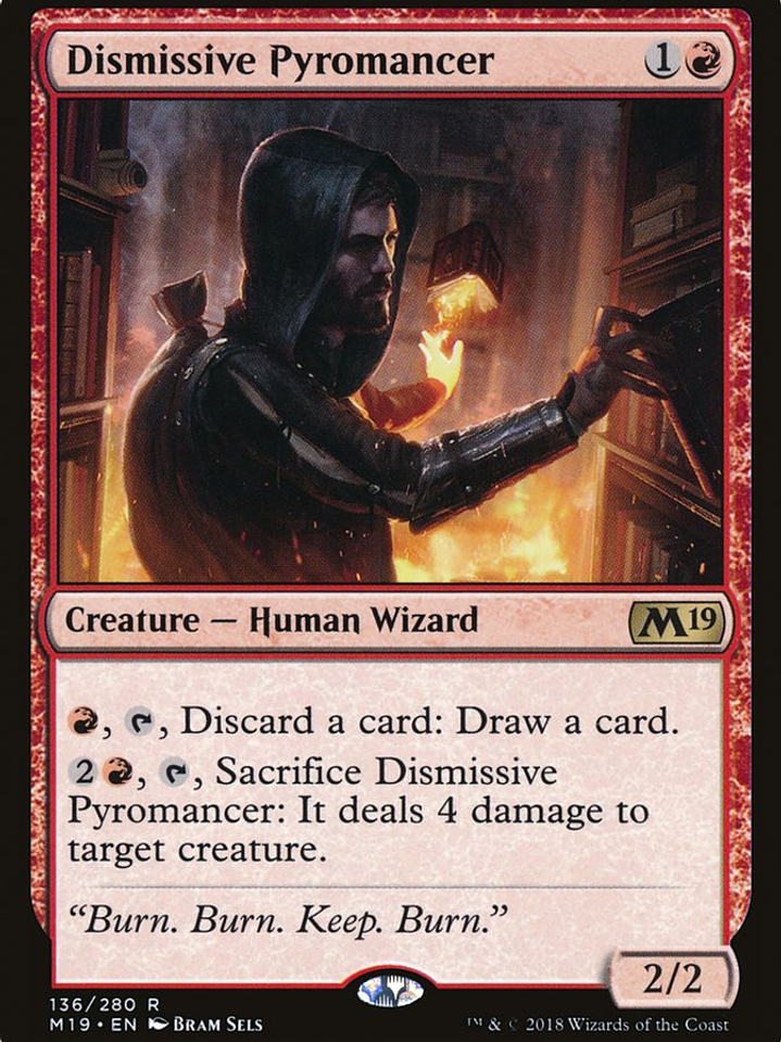 Dismissive Pyromancer (Core Set 2019) 1