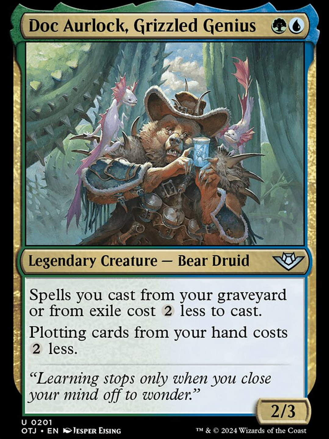 Doc Aurlock, Grizzled Genius (Outlaws of Thunder Junction) 1