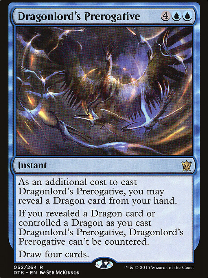 Dragonlord's Prerogative (Dragons of Tarkir) 1