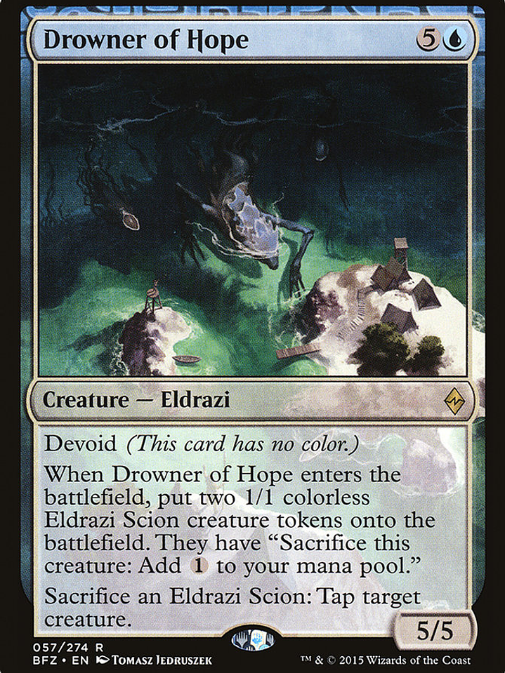 Drowner of Hope (Battle for Zendikar) 1