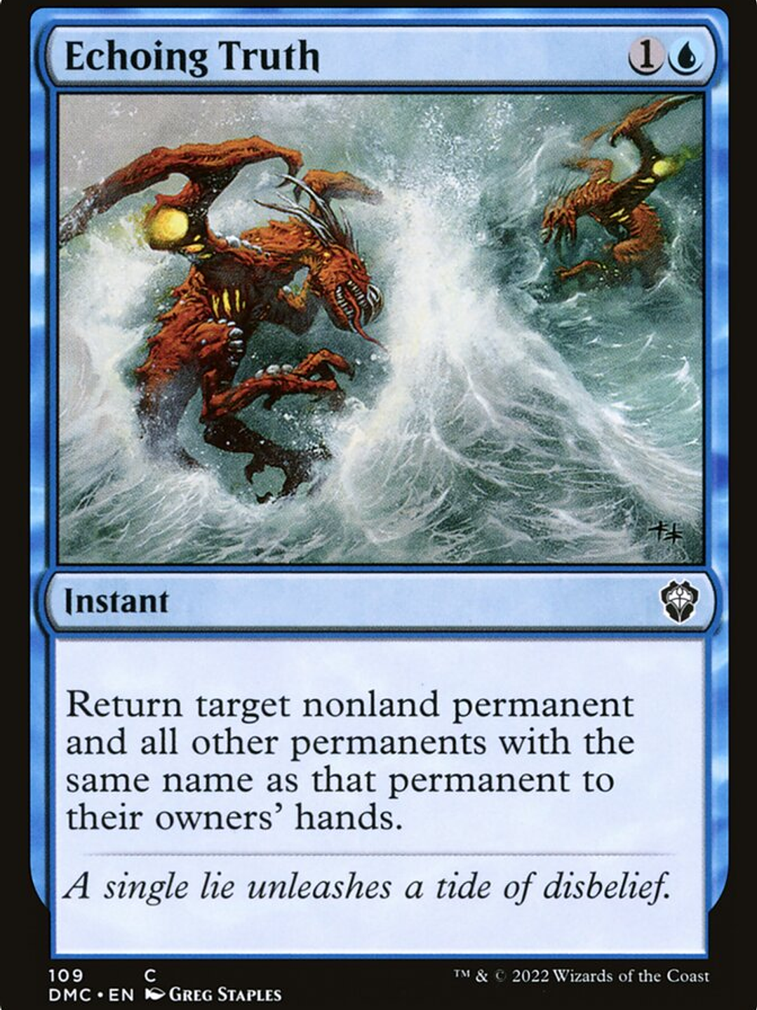 Echoing Truth (Dominaria United Commander) 1