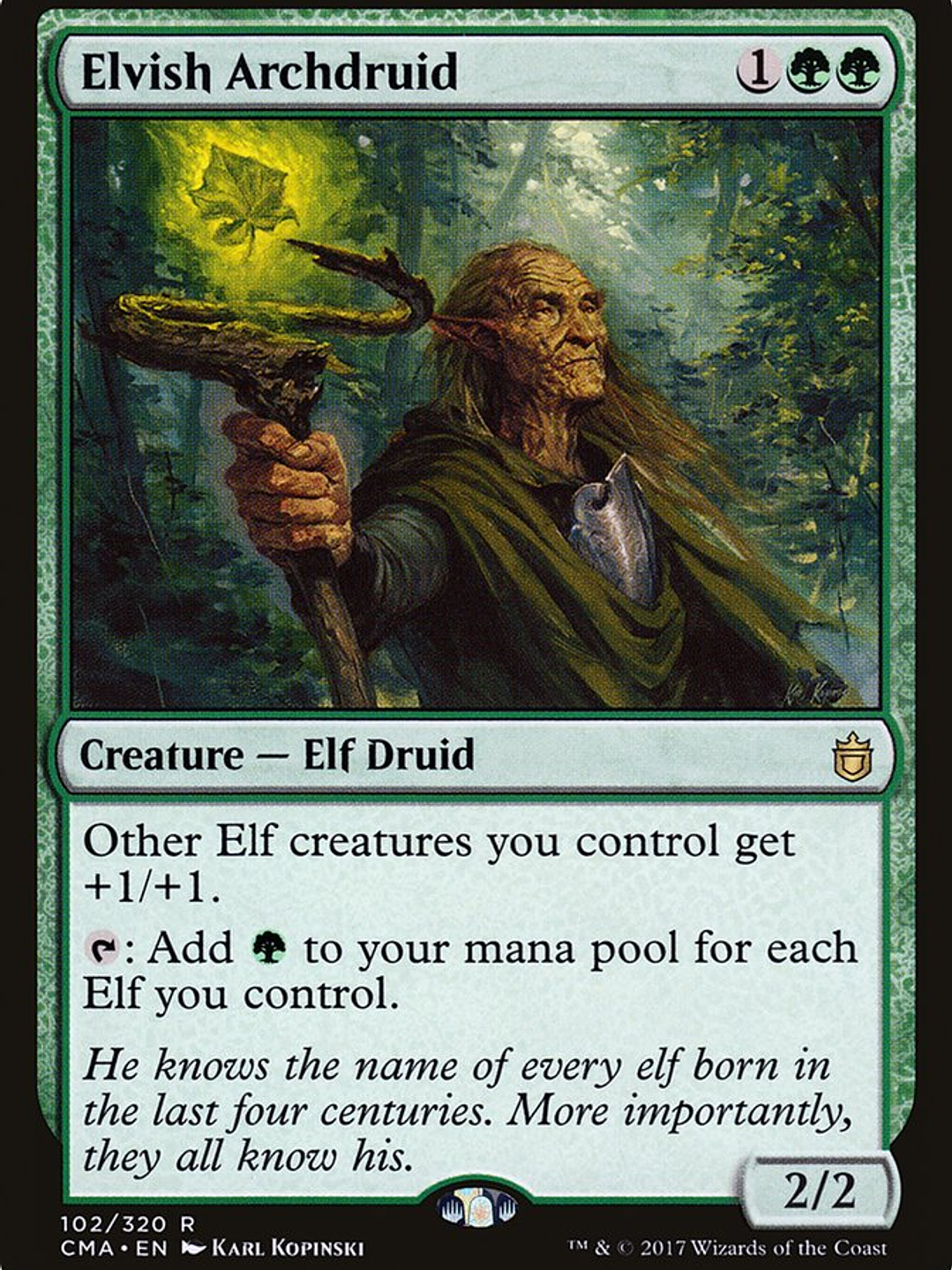 Elvish Archdruid (Commander Anthology) 1