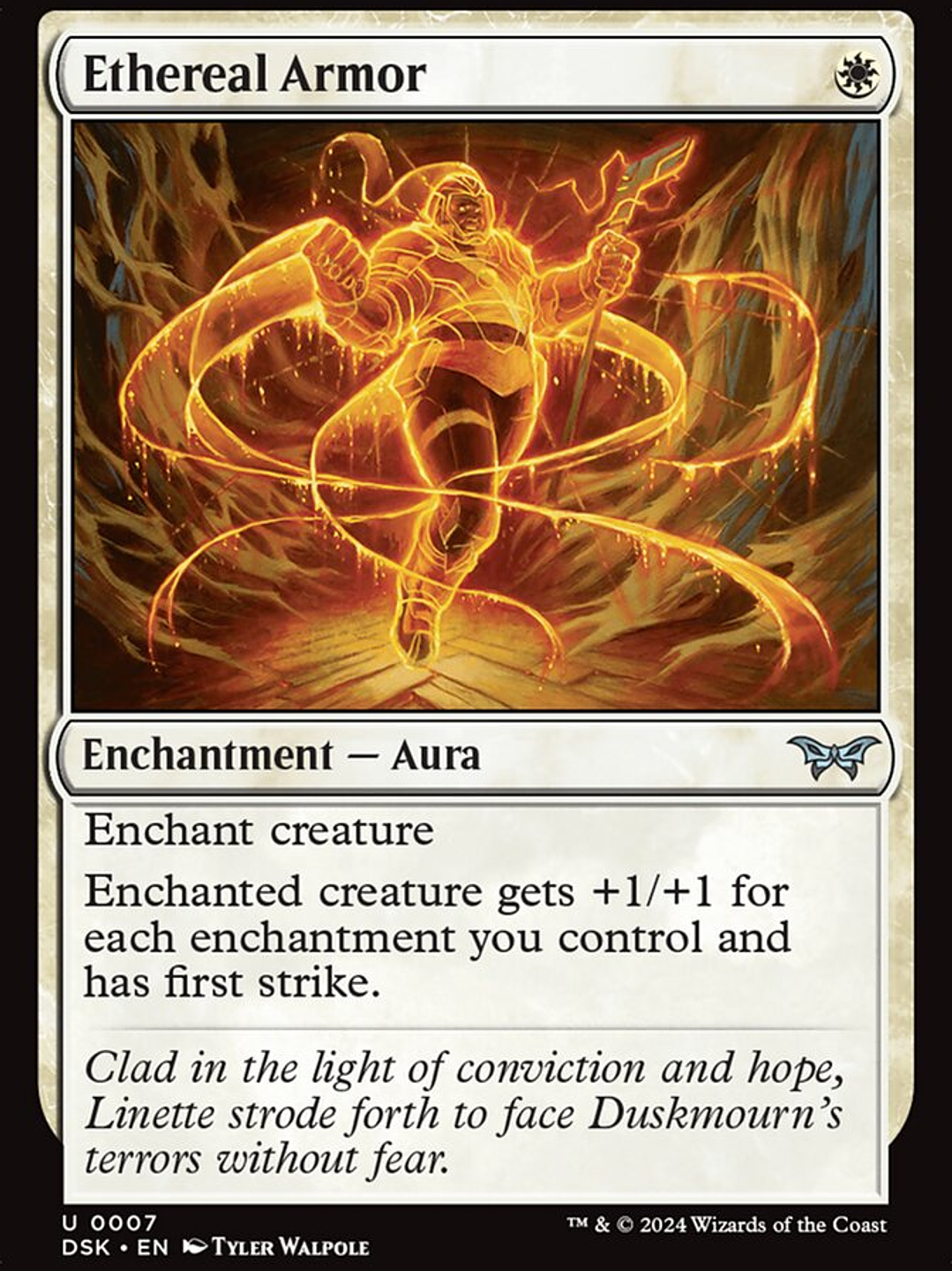 Ethereal Armor (Duskmourn: House of Horror) 1