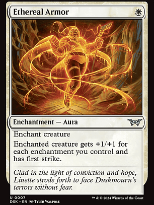 Ethereal Armor (Duskmourn: House of Horror)