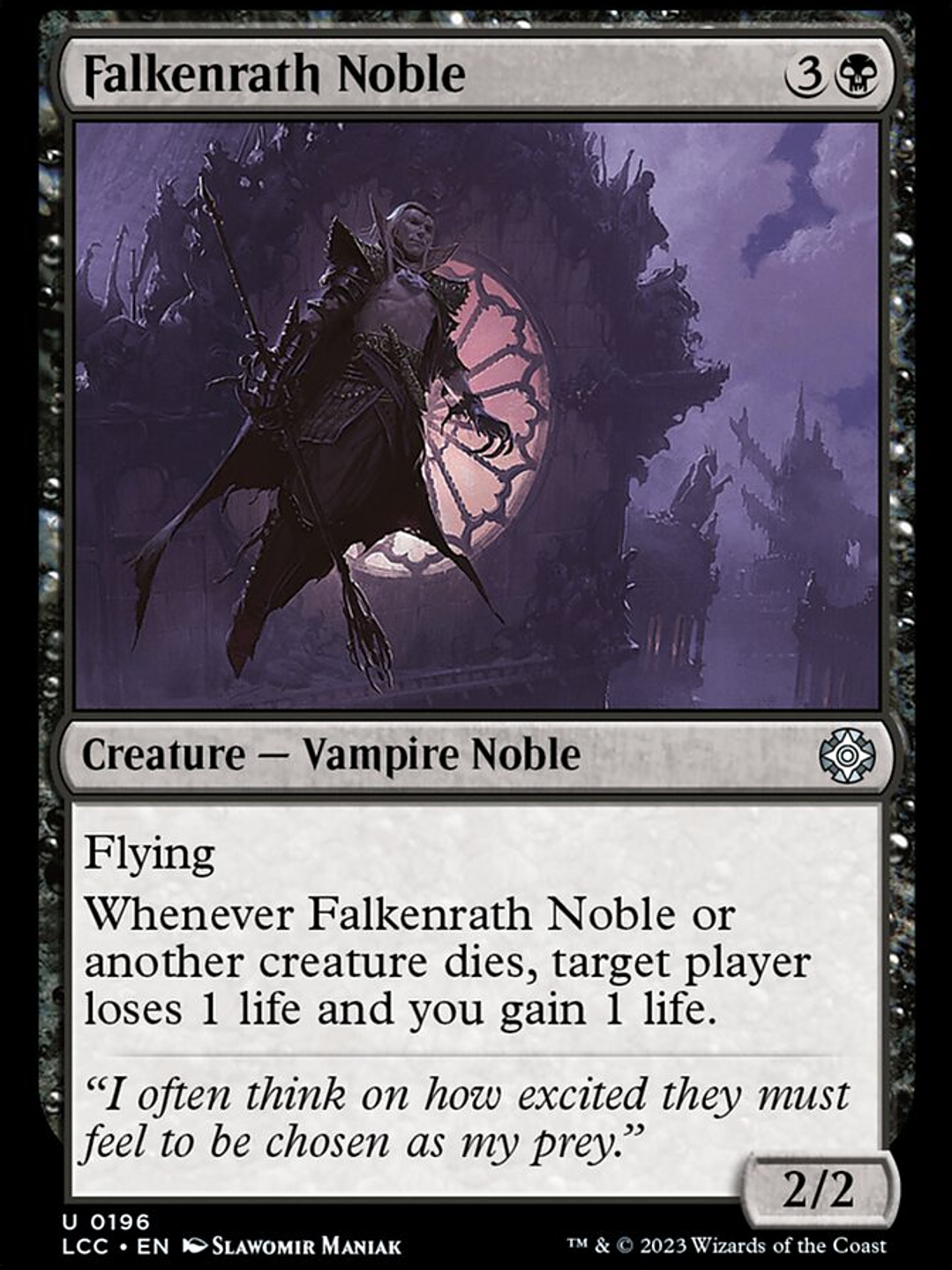 Falkenrath Noble (The Lost Caverns of Ixalan Commander) 1