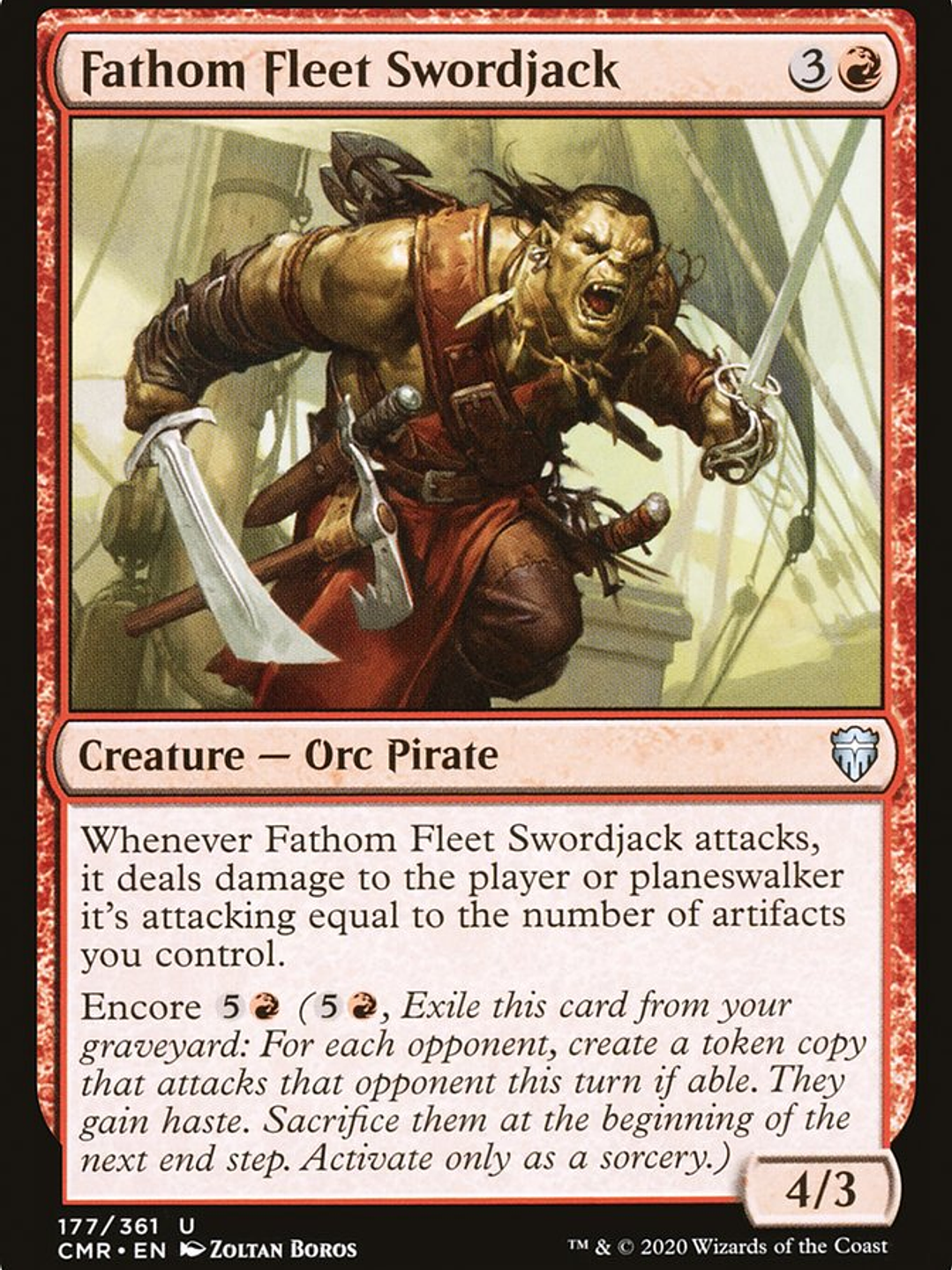 Fathom Fleet Swordjack (Commander Legends) 1