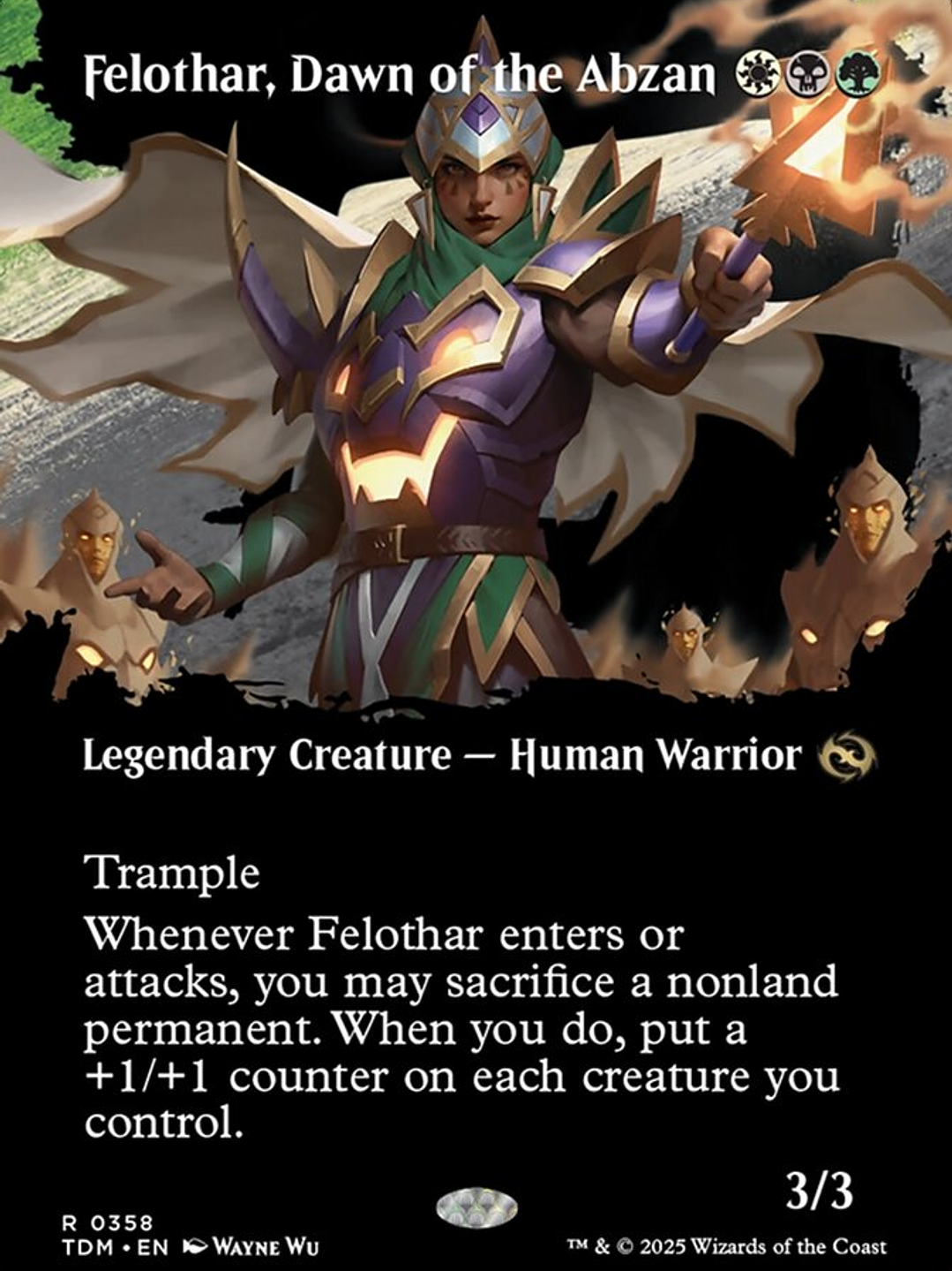 Felothar, Dawn of the Abzan (Tarkir: Dragonstorm) 1