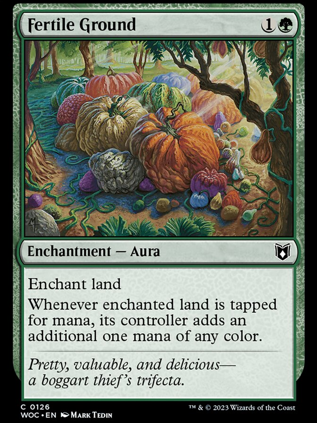 Fertile Ground (Wilds of Eldraine Commander) 1