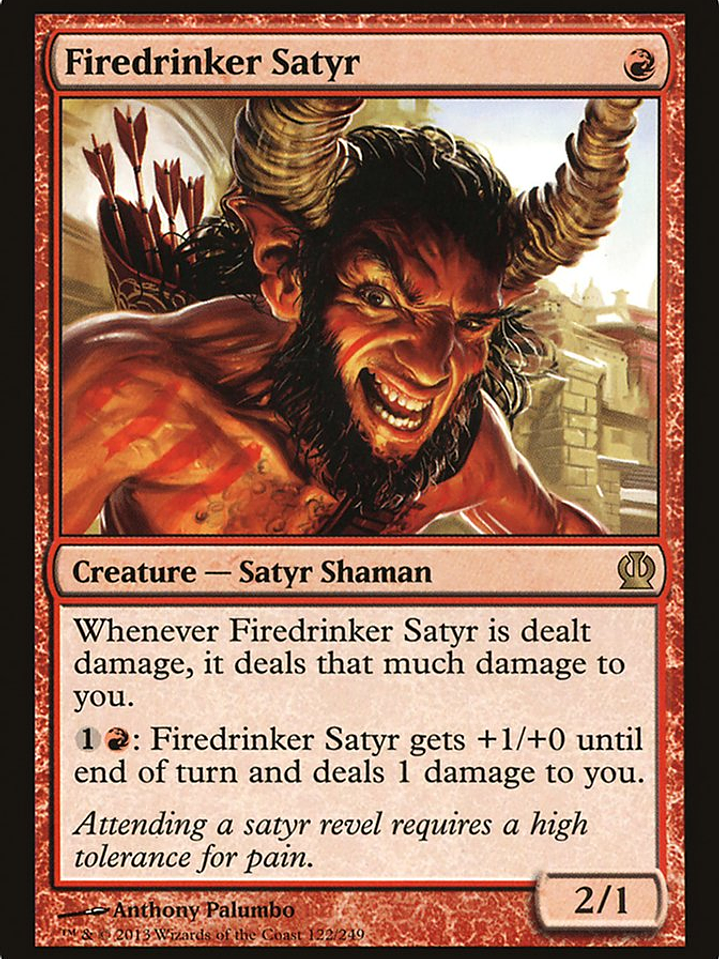 Firedrinker Satyr (Theros) 1