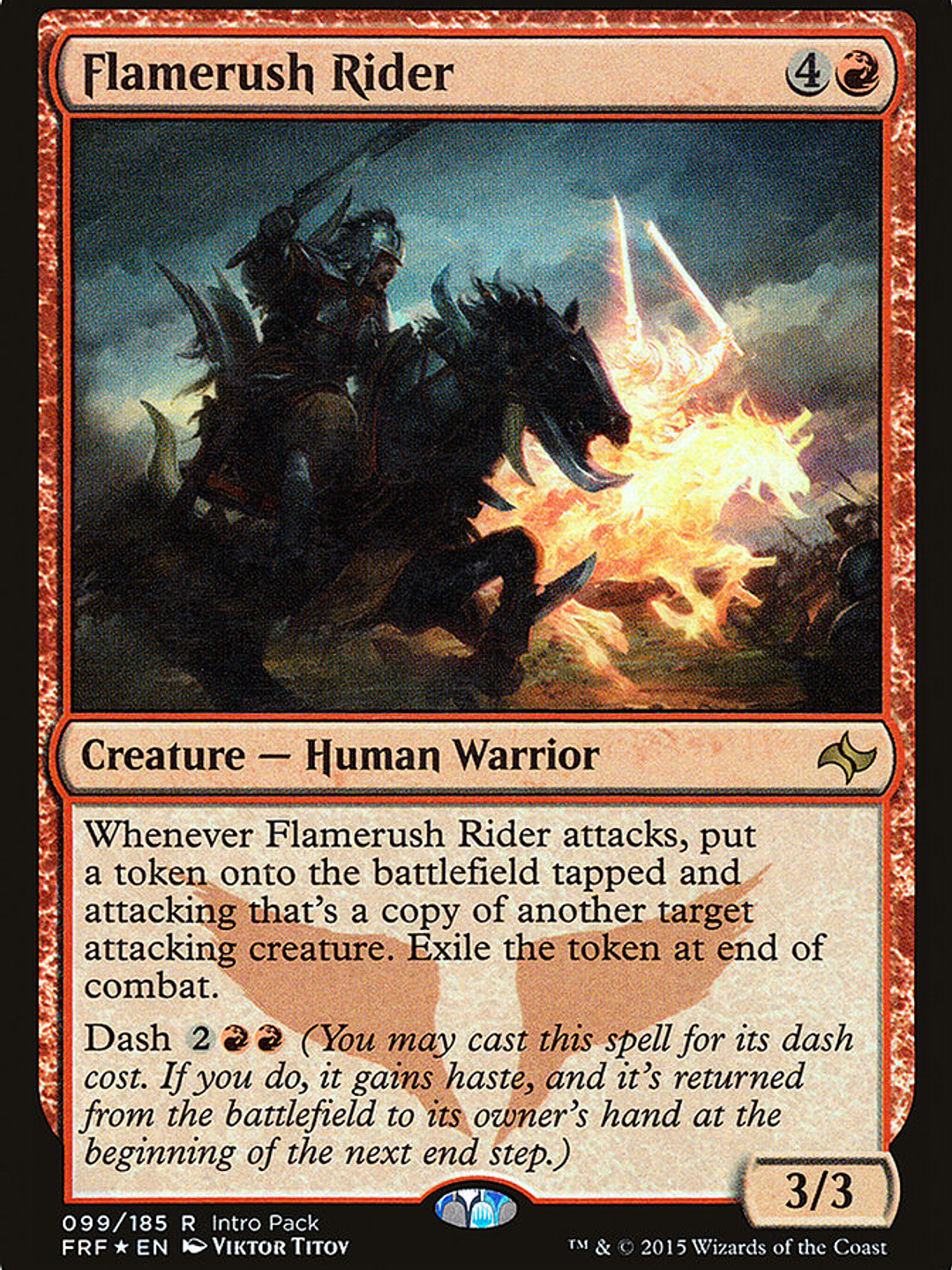 Flamerush Rider (Fate Reforged Promos) 1