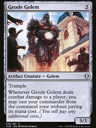 Geode Golem (Commander Legends: Battle for Baldur's Gate)
