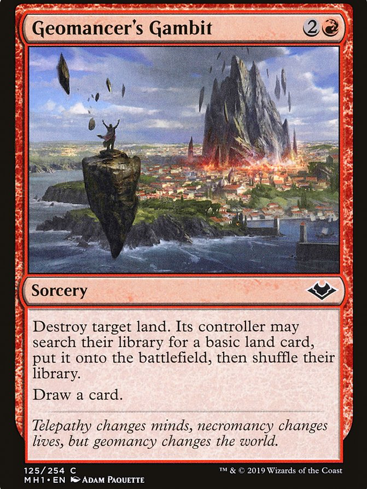 Geomancer's Gambit (Modern Horizons) 1