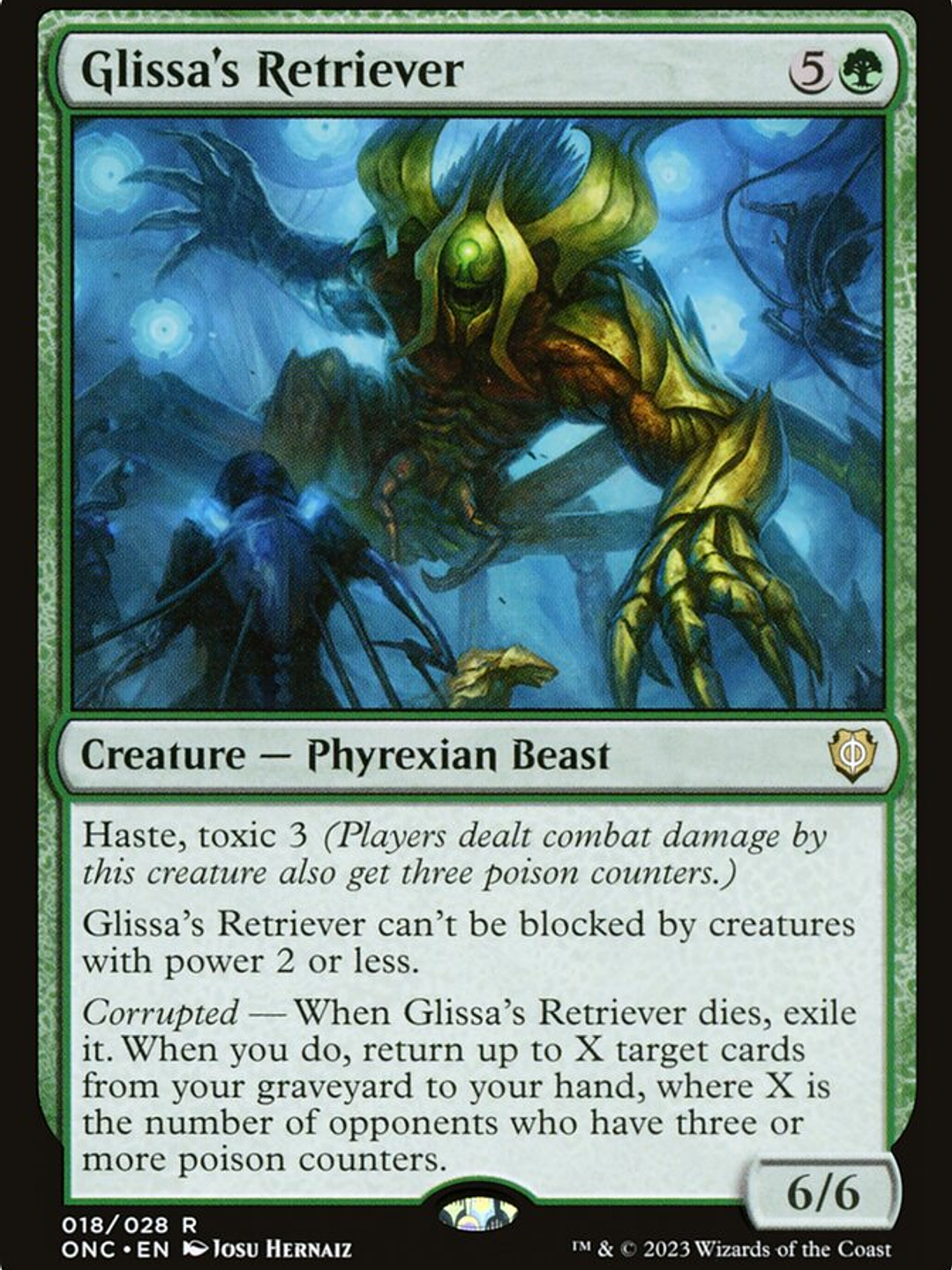 Glissa's Retriever (Phyrexia: All Will Be One Commander) 1