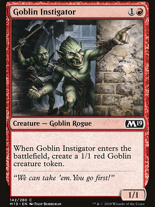 Goblin Instigator (Core Set 2019)
