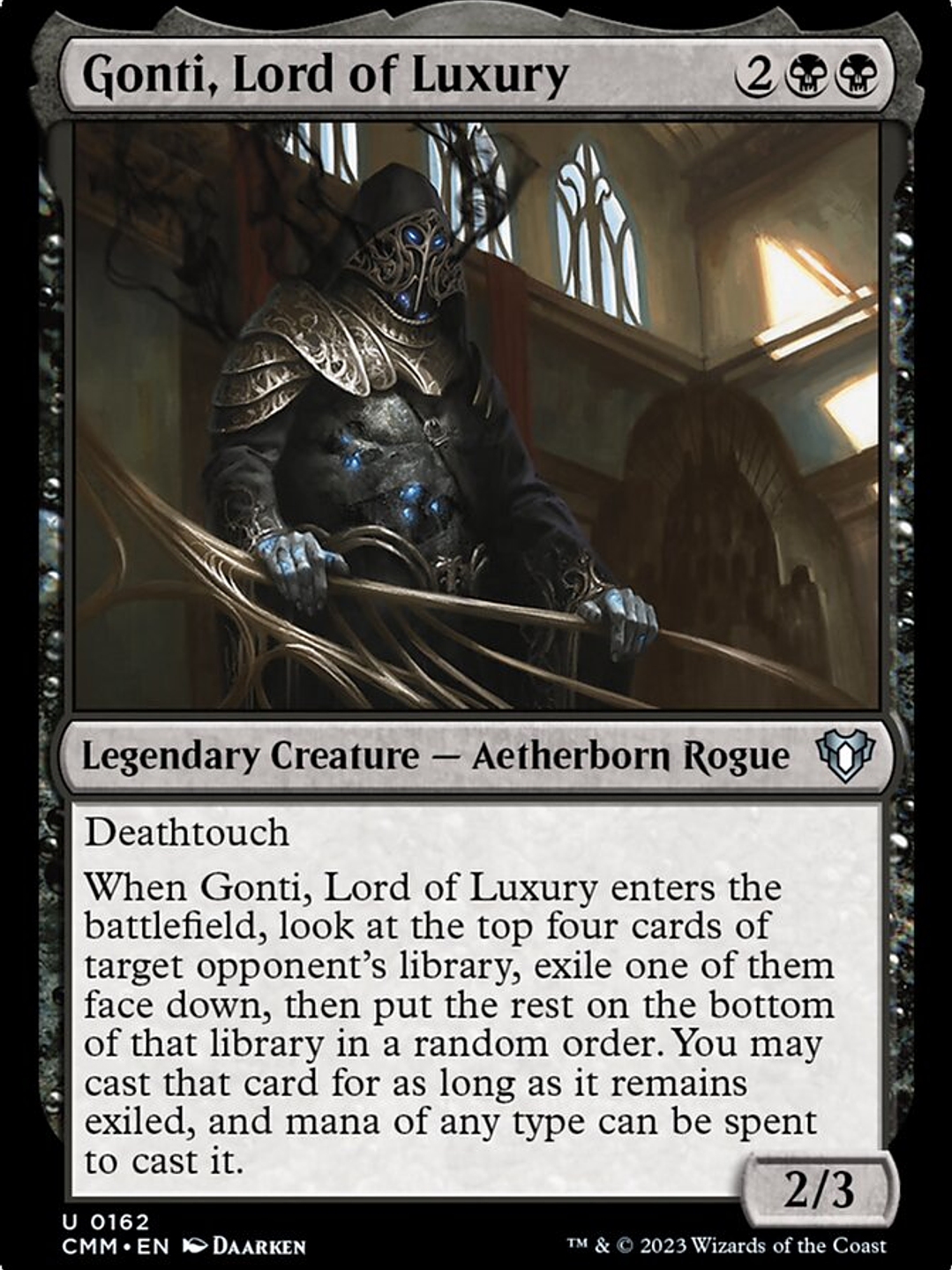 Gonti, Lord of Luxury (Commander Masters) 1