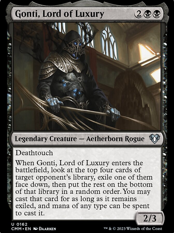 Gonti, Lord of Luxury (Commander Masters) 1