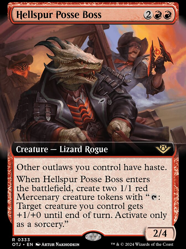 Hellspur Posse Boss (Outlaws of Thunder Junction) 1