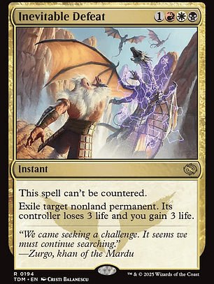 Inevitable Defeat (Tarkir: Dragonstorm)