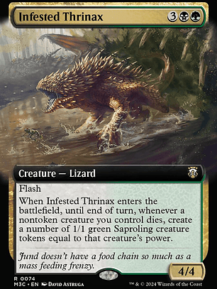 Infested Thrinax (Modern Horizons 3 Commander)