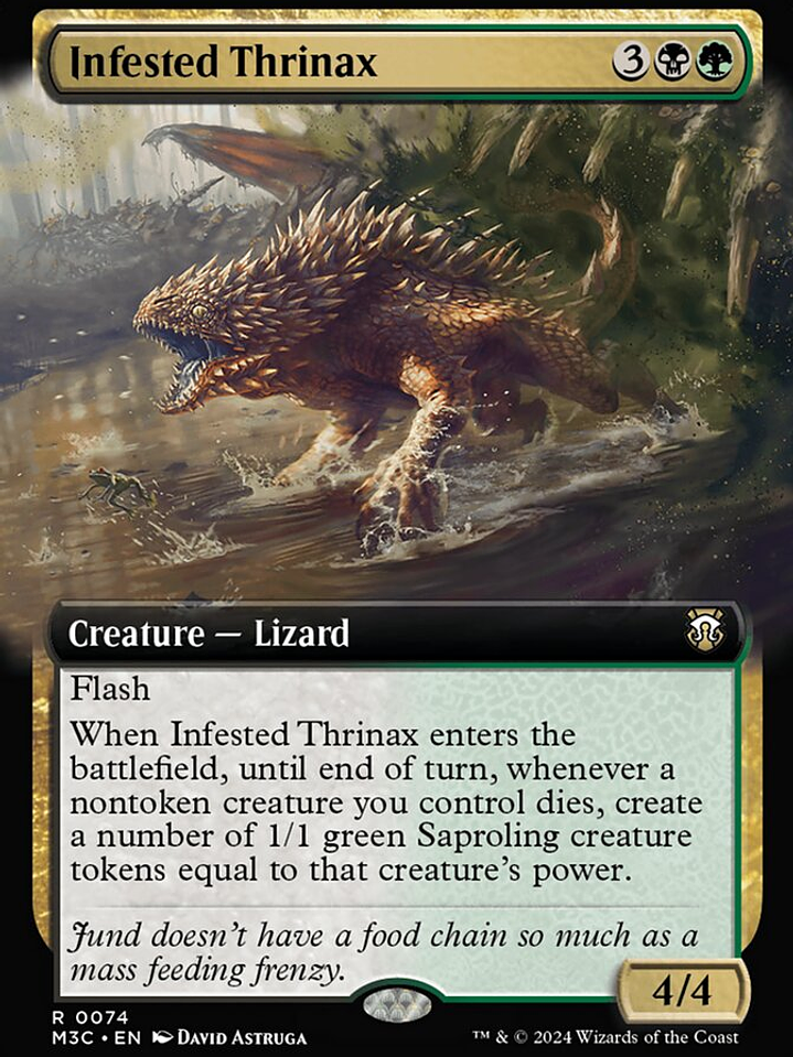 Infested Thrinax (Modern Horizons 3 Commander) 1