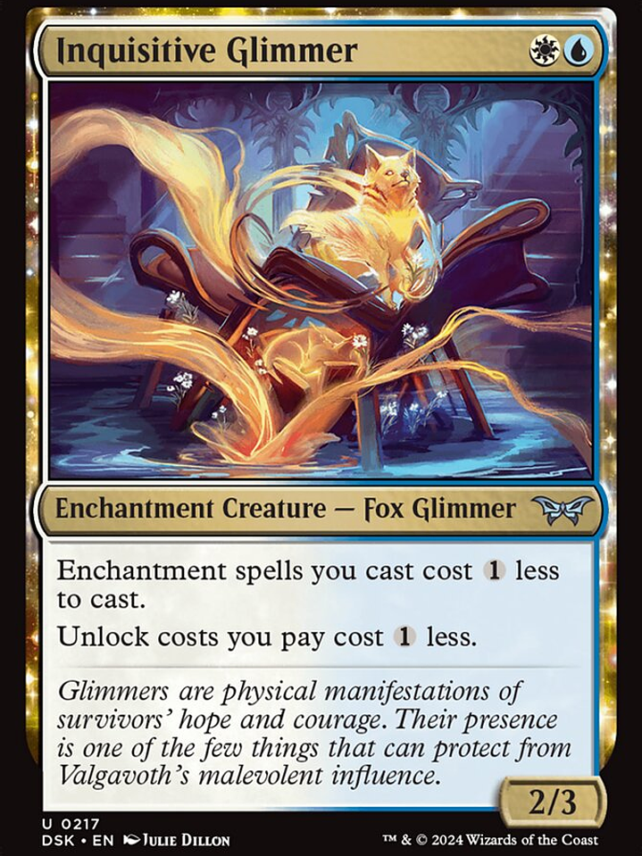 Inquisitive Glimmer (Duskmourn: House of Horror) 1