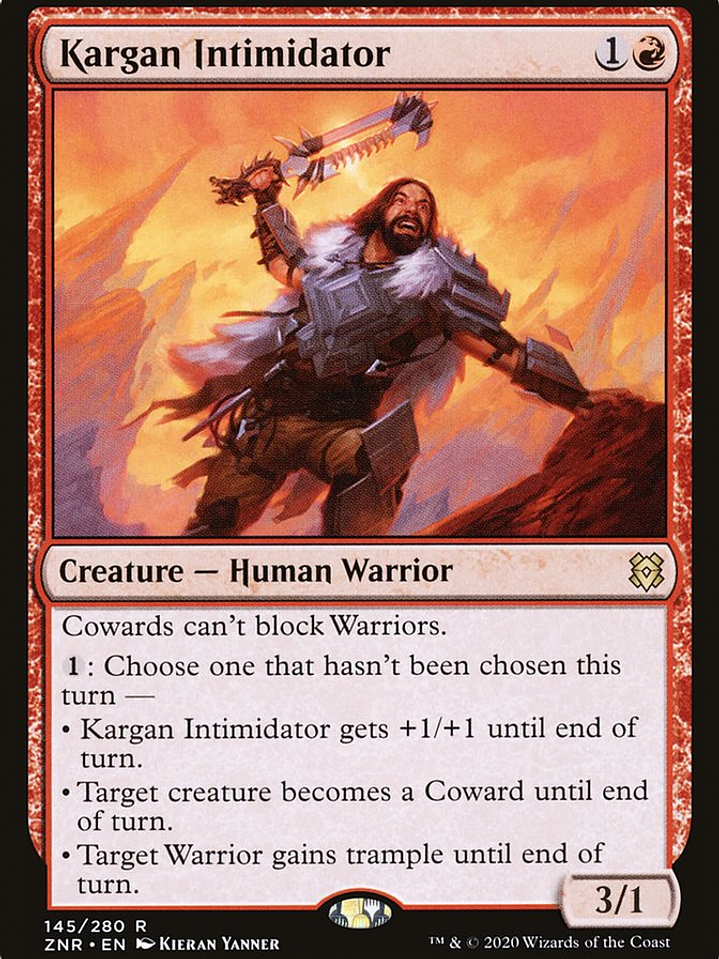 Kargan Intimidator (Zendikar Rising) 1