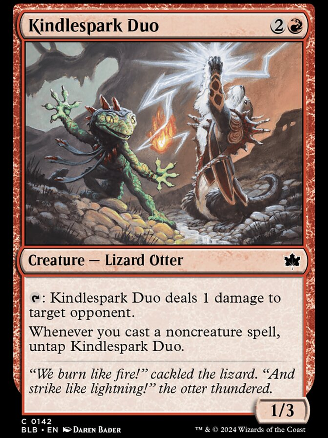 Kindlespark Duo (Bloomburrow) 1