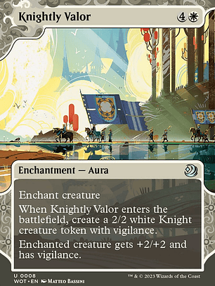 Knightly Valor (Wilds of Eldraine: Enchanting Tales)