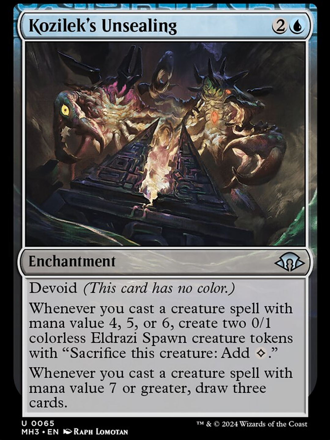 Kozilek's Unsealing (Modern Horizons 3) 1